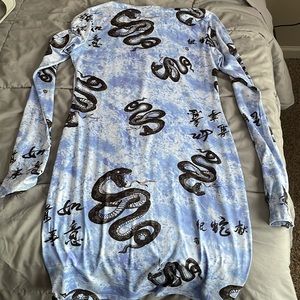 Snake Mini Dress